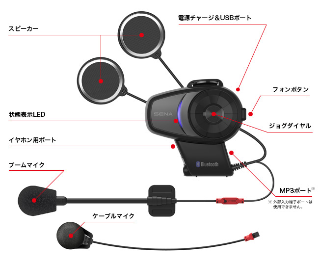 SENA Bluetooth Japan公式サイト | 10S | 製品概要