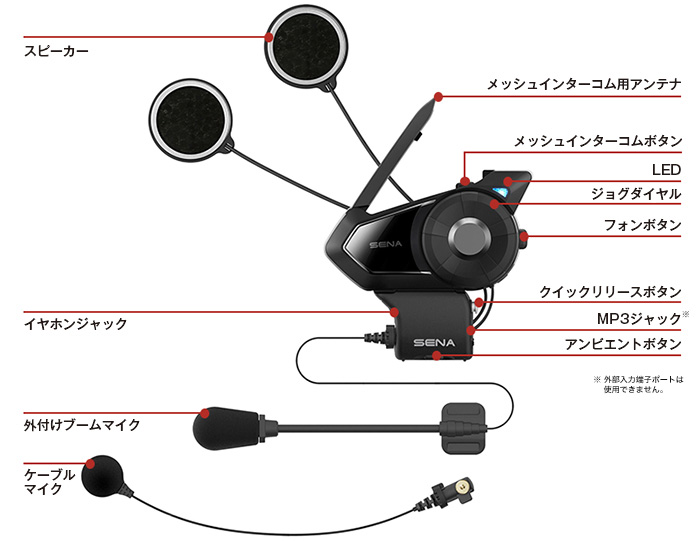 セナ30K sena インカム充電口はタイプcですか