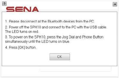 SENA Bluetooth Japan公式サイト | SPH10 | 03ファームウェアの